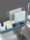 Next Kitchen Sink Organizer Made of Blue Plastic 37x48cm