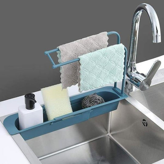 Next Bază De Organizare Pentru Chiuveta De Bucătărie Din Plastic Albastru 37x48cm