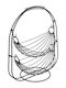 Estia Φρουτιέρα Μεταλλική Μαύρη 37x20x42εκ.