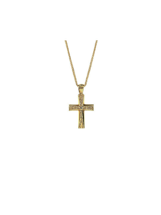 VRjewels Women's Gold Cross 14K