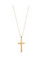 Bag to Bag Women's Gold Plated Cross with Chain