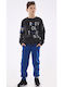 Hashtag Kids Sweatpants Set Black/Rua 2pcs