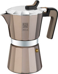 Bra Μπρίκι Espresso 6cups Ασημί Bra Μπρίκι Espresso 6cups Ασημί