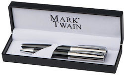 Macma Werbeatrikel Pen Set Ballpoint Silver in a case