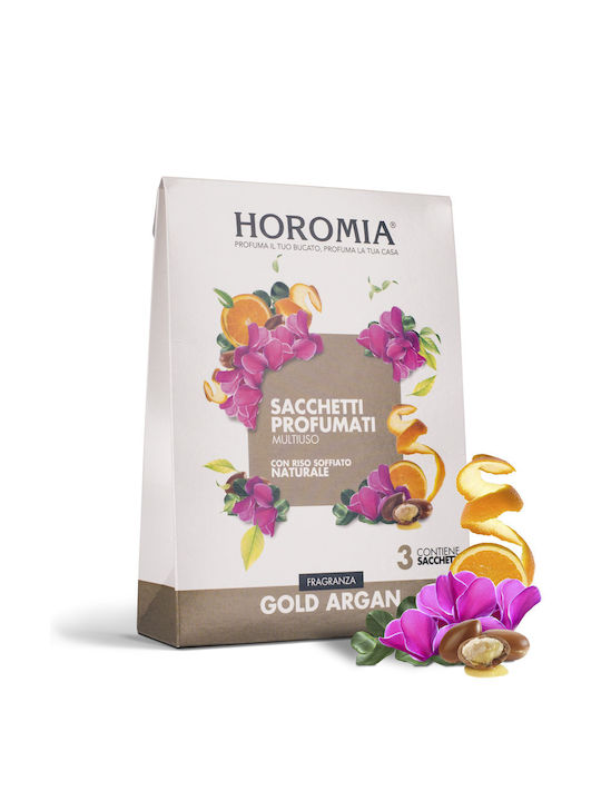 Horomia Αρωματικό Ντουλάπας Gold Argan SC-HK-117 3τμχ