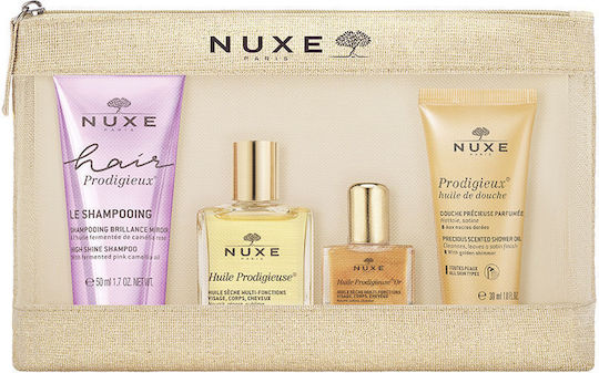 Nuxe Prodigieux Travel Set για Καθαρισμό Σώματος 5τμχ