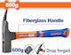 Wadfow Hammer 600gr mit Fiberglass Griff WHM3360