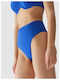 Bikini Slip Hohe Taille Blau