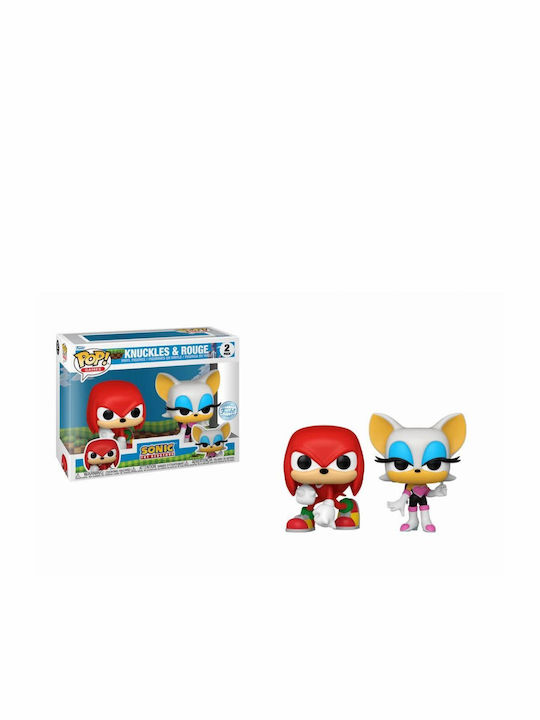 Funko Pop! Games: Sonic The Hedgehog - Pop! Sonic The Hedgehog - Knuckles & Rouge 2-pack (exclusive) Special Edition