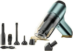 Car Handheld Vacuum Dry Vacuuming with Power 120W & Car Socket Cable 12V Green