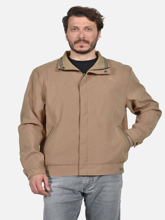 Castor Herren Jacke Lässig Beige