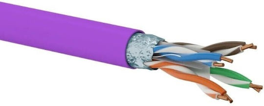F/UTP Cat.6 Gigabit Network Cable Ethernet Purple