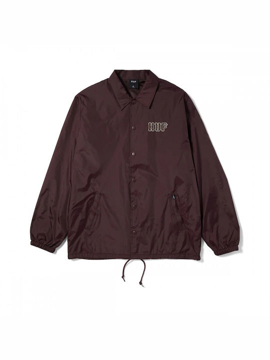 HUF Men's Jacket Brown