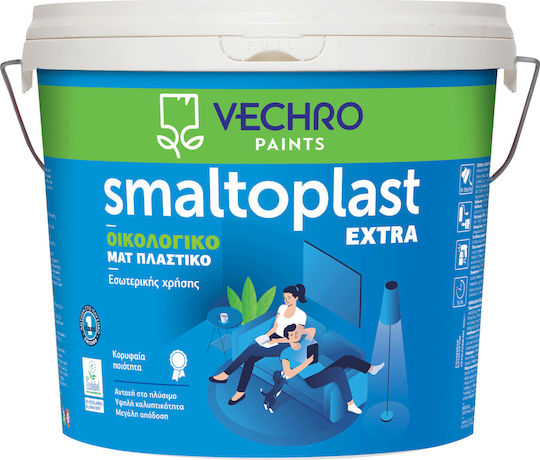 Vechro Smaltoplast Extra Plastik Farbe für Innenbereich Verwendung Yellow No 42 750ml