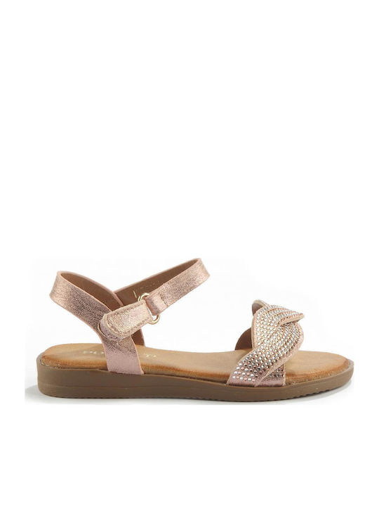 Fshoes Детски златни сандали