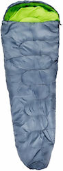 Camp Active Sleeping Bag Μονό Μούμια Κίτρινο Γκρι