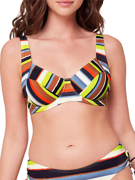 Triumph Underwire Bikini Bra with Adjustable Straps Multicolour