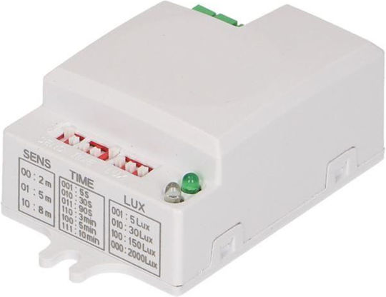 Orno Wired Microwave Motion Sensor with 5m Range