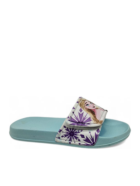 Kinder Badeschlappen Gefroren Blau Frozen