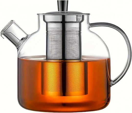 Τσαγιέρα Γυάλινη 1000ml