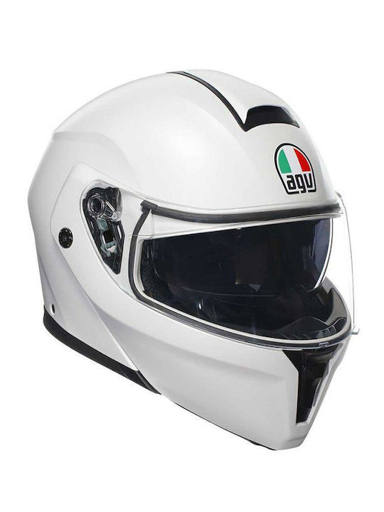 AGV Streetmodular Mat Material White Κράνος Μηχ...