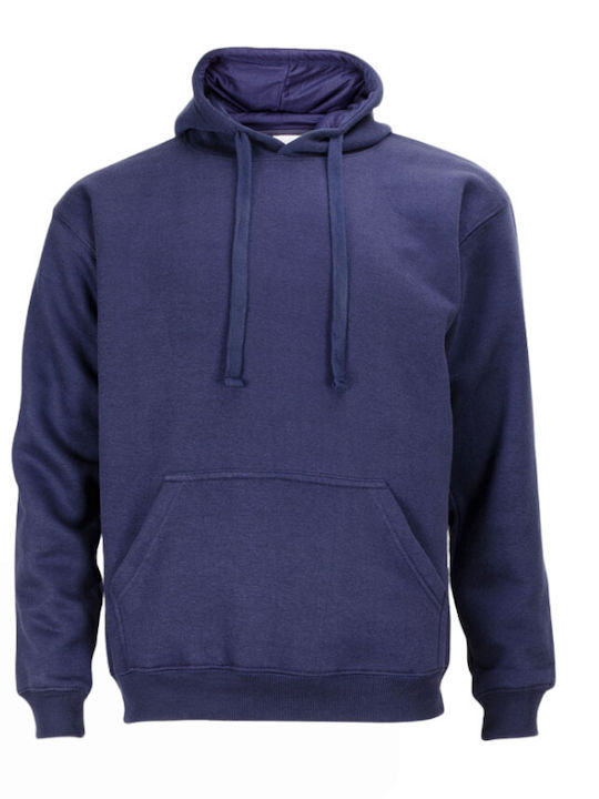 Galaxy Men's Sweatshirt with Hood Blue