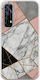 The Marble Collection - Modern Back Cover Silicone 1.5mm Multicolour (Realme 7)