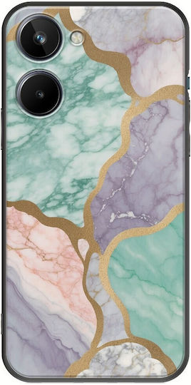 The Marble Collection - Pastel Задна корица Силикон 1.5мм Многоцветен (Realme 10)