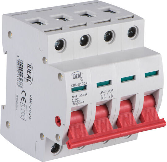Kanlux Tetrapolar Buton de comutare 400V 100A