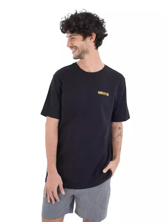 Hurley Everyday T-shirt Bărbătesc cu Mânecă Scurtă Black