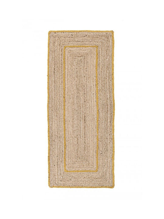 Bizzotto Ankit Rug Rectangular Summer from Jute Natural-yellow