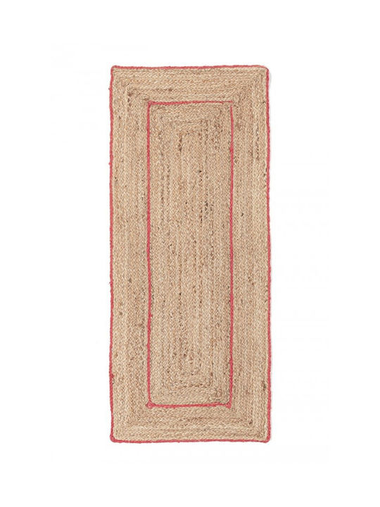 Bizzotto Ankit Rug Rectangular Summer from Jute Natural-orange