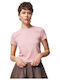 Outhorn pentru Femei Bluză din Bumbac Mâneci scurte Roz