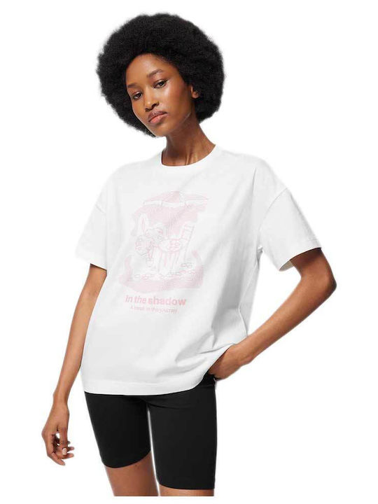 Outhorn Women's Blouse Cotton Short Sleeve White