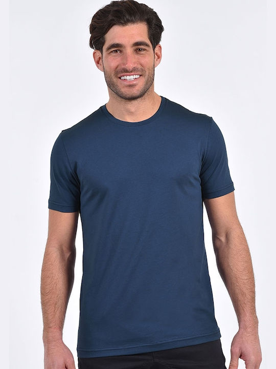 Clever Men's Short Sleeve T-shirt BLUE