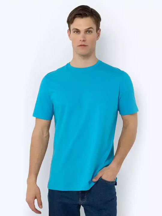 The Bostonians Ανδρικό T-shirt Κοντομάνικο Γαλάζιο