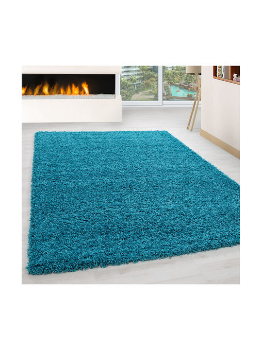 1500 Teppich Rechteckig Turquoise