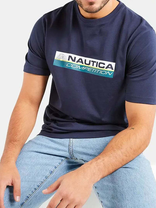 Nautica Men's Short Sleeve T-shirt Blue