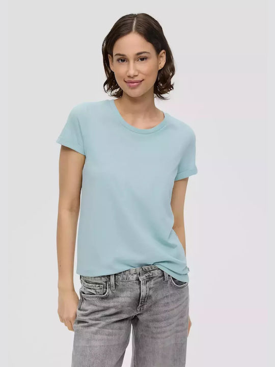 S.Oliver Women's T-shirt Pale Turquoise