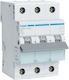 Hager Τριπολικός Διακόπτης Ράγας 400V 16A