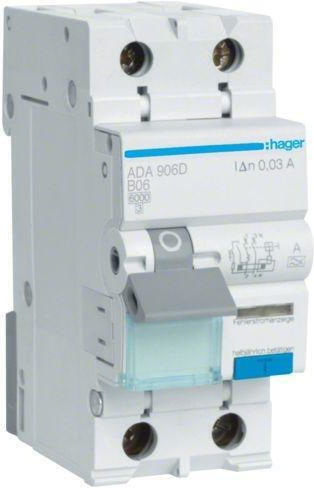 Hager Panel Push Switch 230V 20A