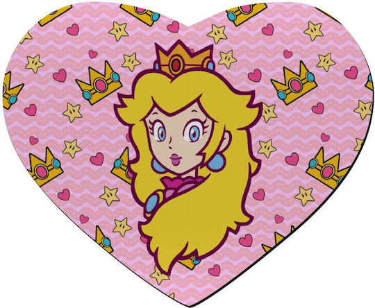 Koupakoupa Princess Peach Mouse Pad 230mm Orange KP_23495 Mousepad Heart
