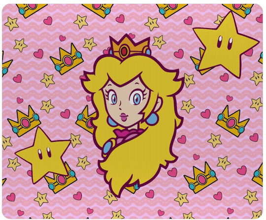 Koupakoupa Princess Peach Mouse Pad (230mm) Πορτοκαλί KP_23495_mousepad-rect