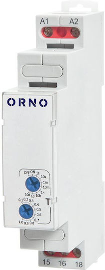 Orno 1-Pole Changeover Panel Push Button Changeover Switch 250V 16A