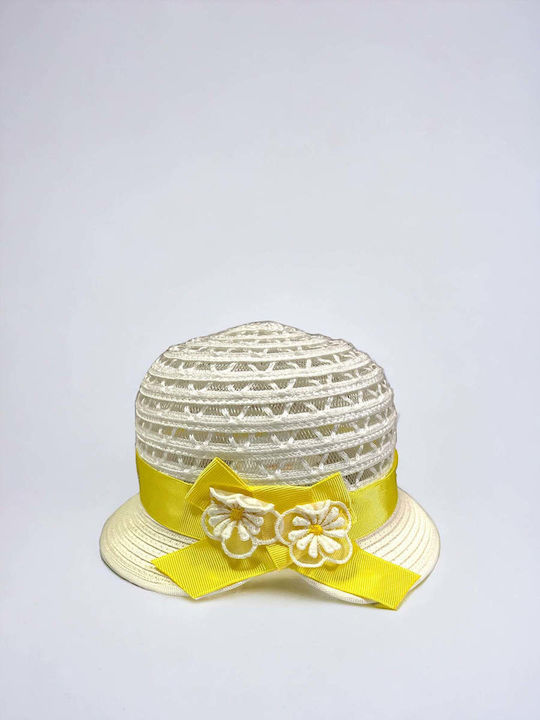 Mayoral Παιδικό Καπέλο Ψάθινο Λευκό