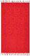 Emporio Armani Beach Towel Cotton Red