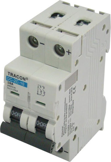Tracon Electric Двуполюсен Релсов превключвател 25Спецификация