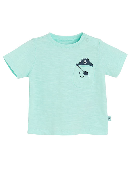 Cool Club Kids' Blouse Short Sleeve Green