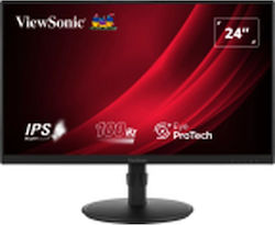 Viewsonic VA2408-HDJ IPS Monitor 24" FHD 1920x1080 με Χρόνο Απόκρισης 5ms GTG