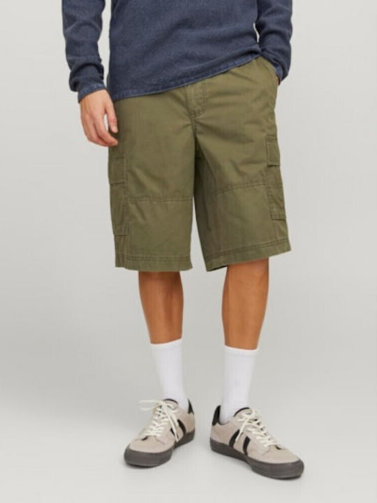 Jack & Jones Men's Shorts Cargo Haki